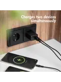 Oplader USB-C & USB - 20W