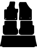 Rubber Matten Volkswagen Caddy (2004-2020)