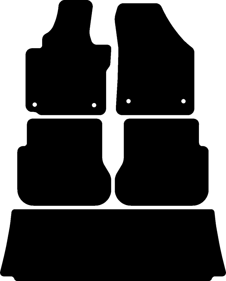 Rubber Matten Volkswagen Caddy (2004-2020)