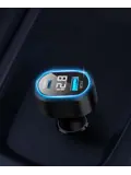 48W Autolader USB-C LED Spanningsmeter 12V