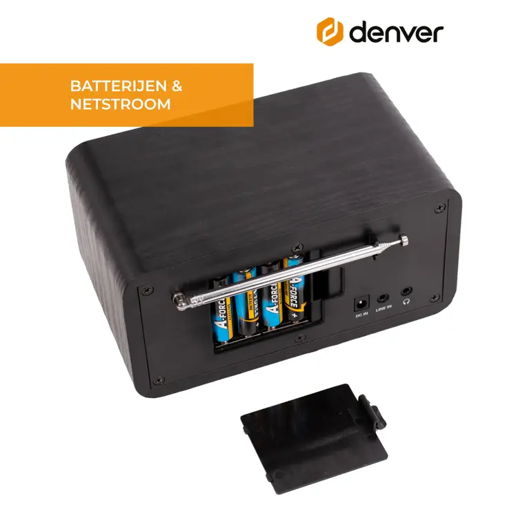 DAB+/FM Radio Wekkerfunctie 40 voorkeurszenders
