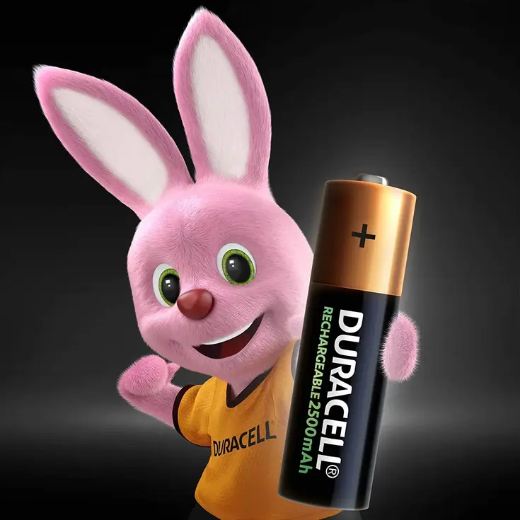 Oplaadbare AA batterijen 2500mAh - 4st.
