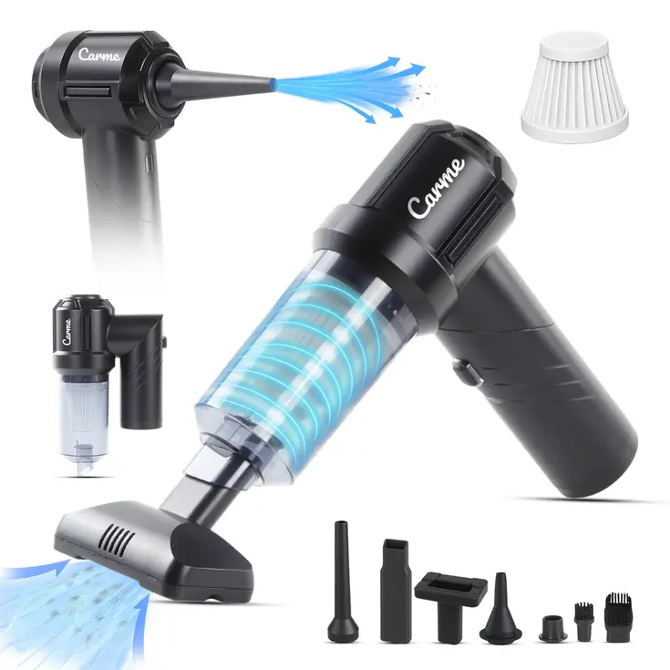 2-in-1 Auto Stofzuiger - Kruimeldief