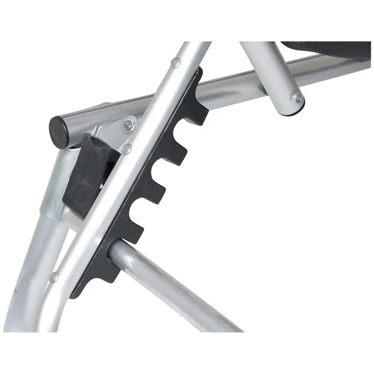 Bo-Camp Ligbed Zonnescherm 5 Standen Zwart