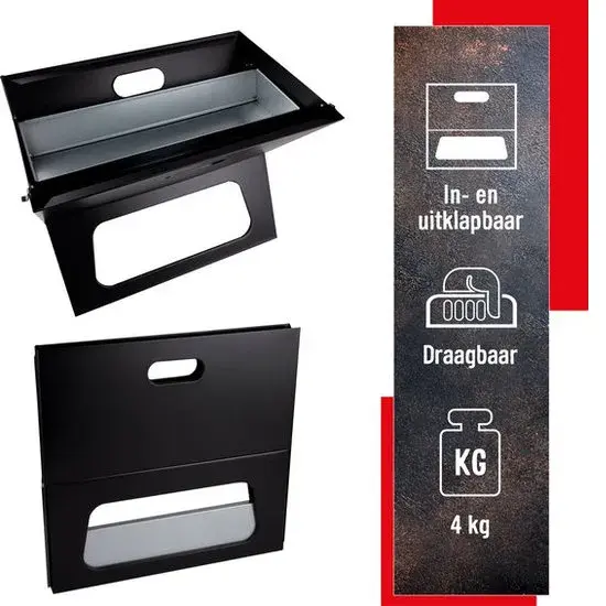 BBQ Tafel BBQ Houtskool - 46 x 36,5 x 28 cm