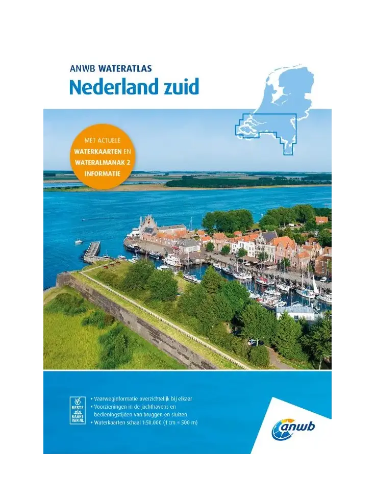 ANWB Wateratlas Nederland Zuid