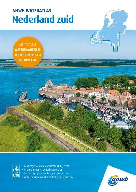 ANWB Wateratlas Nederland Zuid