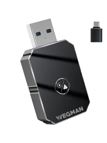 Wegman CarPlay & Android Auto Dongle 2 in 1