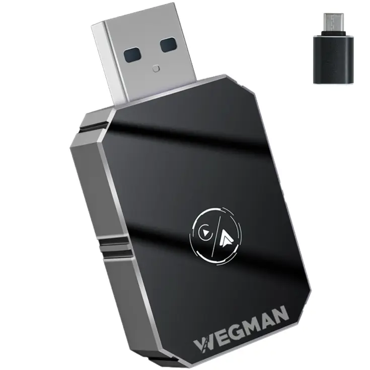 Wegman CarPlay & Android Auto Dongle 2 in 1