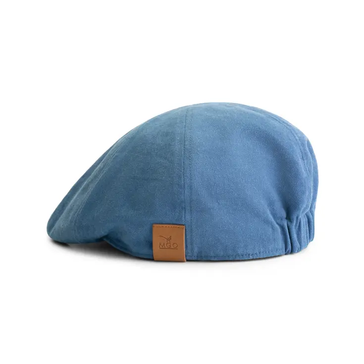 Bourne Unisex - Flatcap - Katoen - Blauw