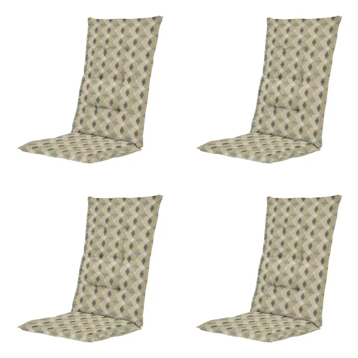 Rae - Kussen hoge rug - Set van 4