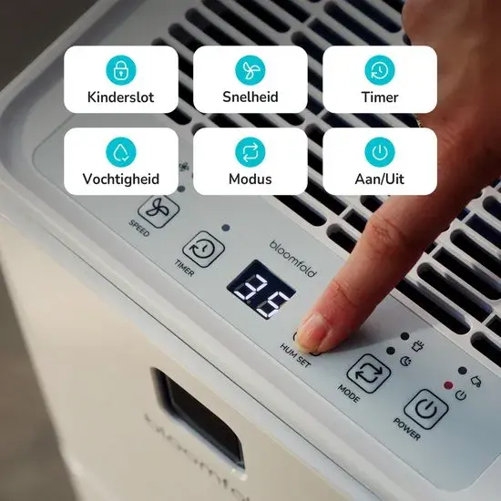 Halo - Luchtontvochtiger 12L per dag