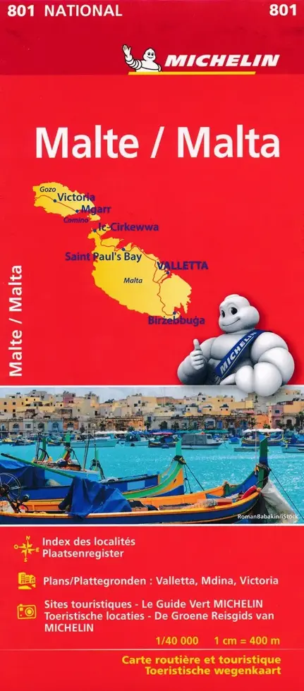Wegenkaart National 801 Malta