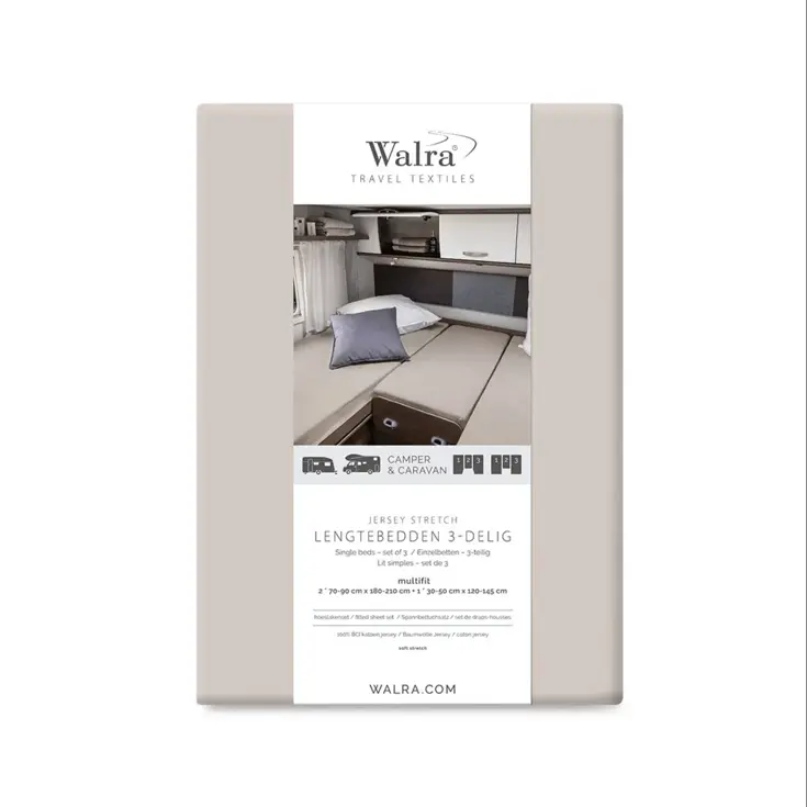 Jersey hoeslaken 3-delig