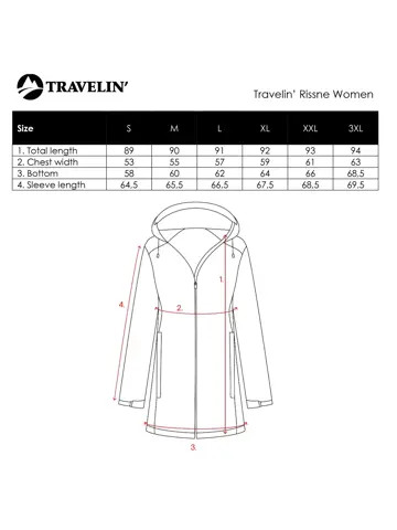 Travelin' Rissne Dames - Puffer winterjas