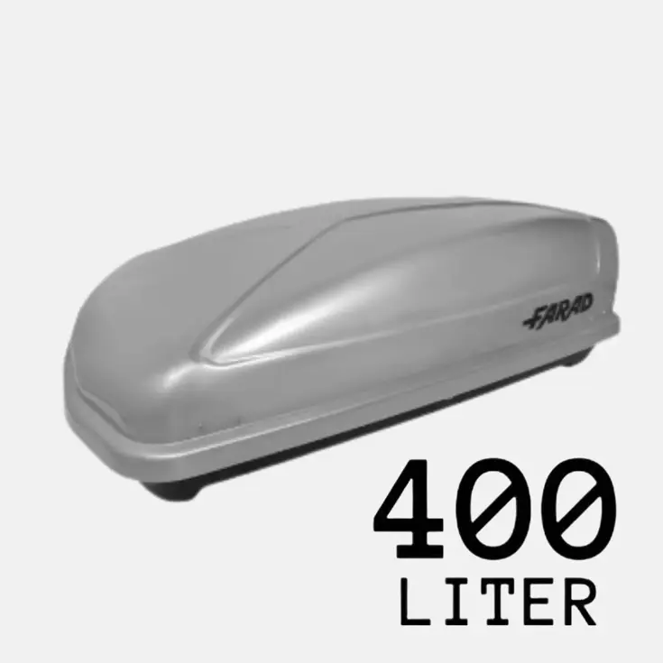 Koral Dakkoffer N23 - 400 liter - Zilver