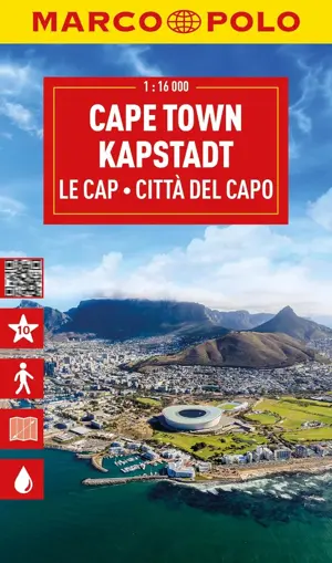 Stadsplattegrond City Map Kaapstad 1:16.000