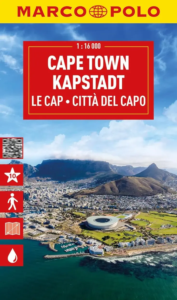 Stadsplattegrond City Map Kaapstad 1:16.000