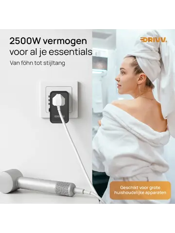 Universele Wereldstekker met kabel - 70W