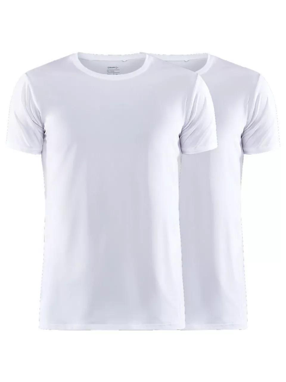 Craft Core Dry Multi Tee 2-pack  Sportshirt heren  Wit   XL