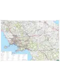 Wegenkaart Campania - Napels  - Amalfikust