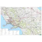 Wegenkaart Campania - Napels  - Amalfikust