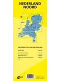 ANWB Wegenkaart Nederland Noord