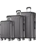 Kofferset – 3 Delig – 38L – Donkergrijs