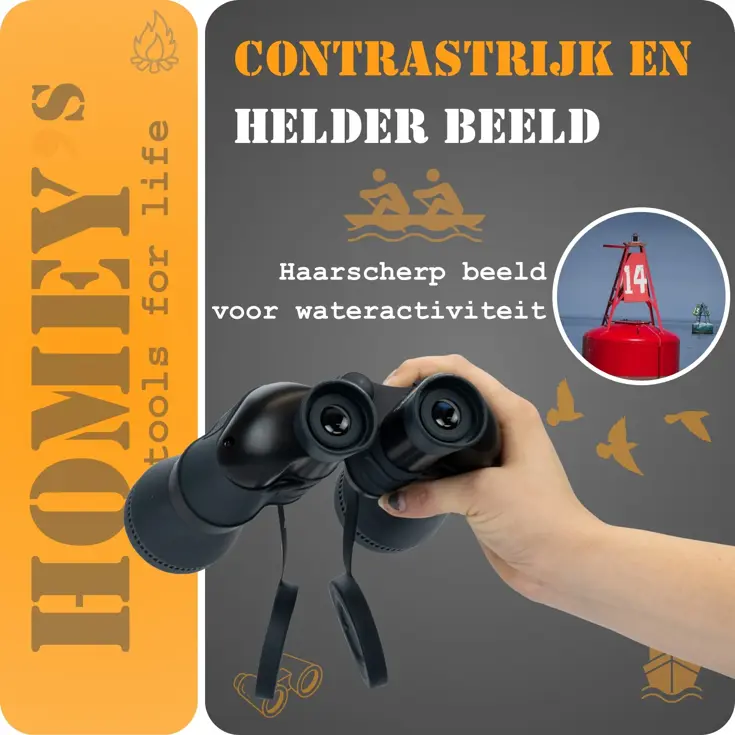 Homey’s Optics Watersportkijker Porro – 07x50