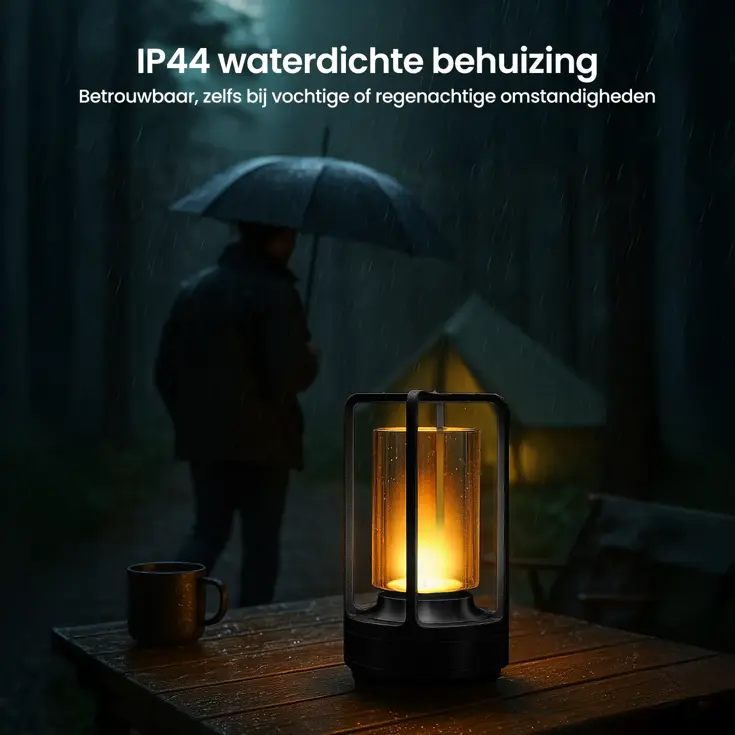 Lumina Tafellamp Oplaadbaar - 17.5cm - LED