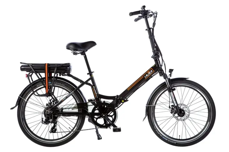Lacros Scamper S200XL zwart opvouwbare e-bike