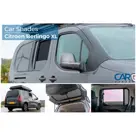 Citroen Berlingo XL / Peugeot Rifter / Opel Combo Life / Toyota Proace City 2018 (enkel met achterklep met vaste achterruit) - Zonneschermen - Car Shades