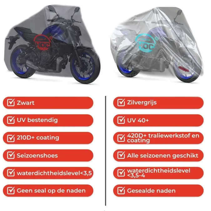 Motorhoes geschikt voor Yamaha MT-07