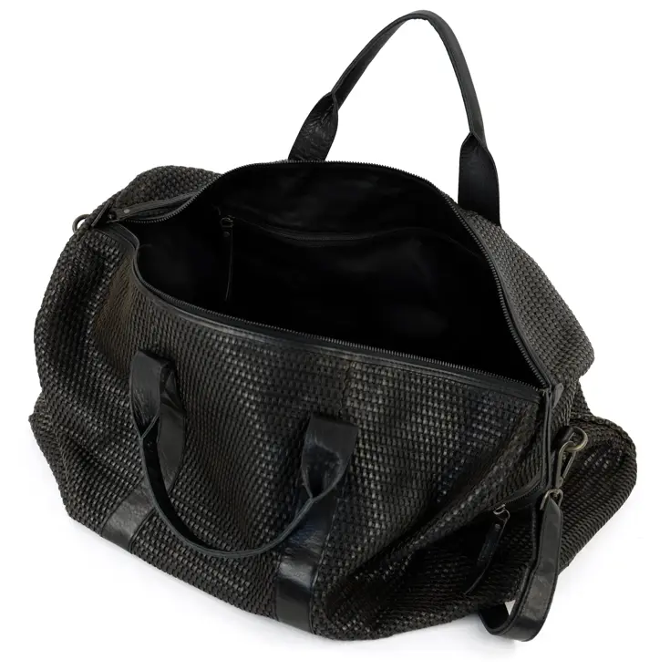 Vesper - Reistas - 40l - Gevlochten leer