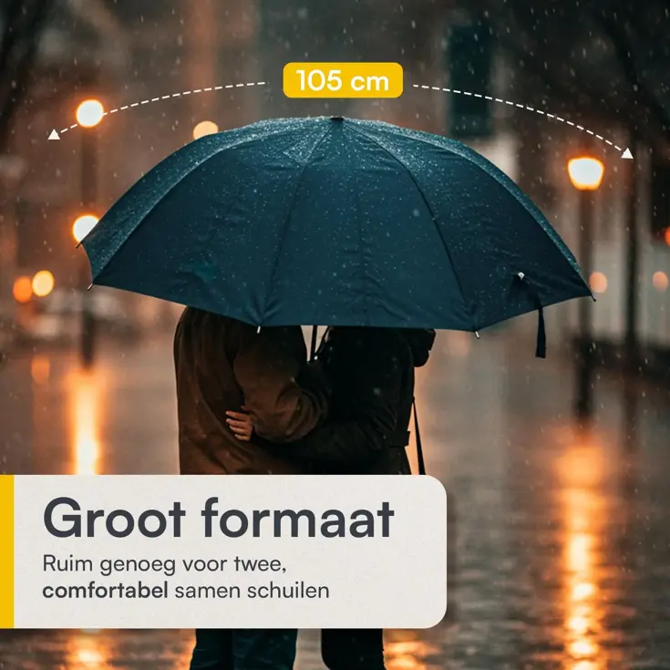 Stormparaplu met Hoes