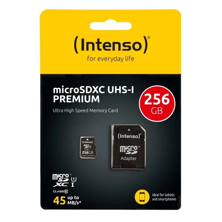 Micro SDXC kaart - Premium - 256GB