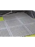 Tenttapijttegels - zwart - 8 stuks