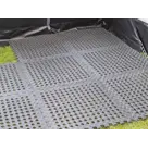 ProPlus Tenttapijttegels - zwart - 8 stuks
