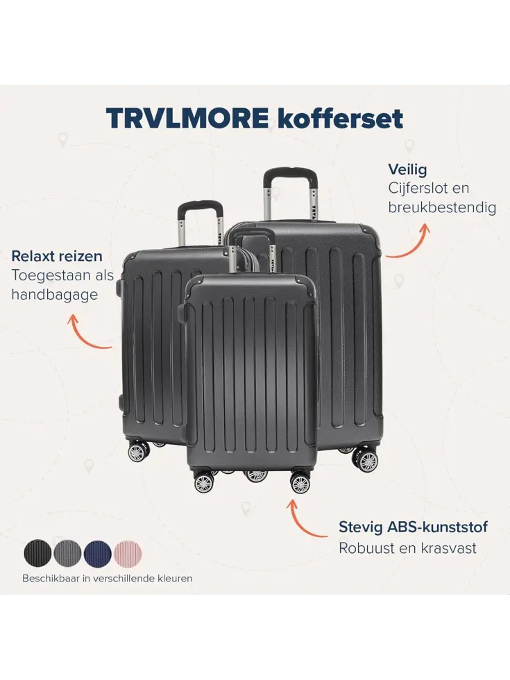 Kofferset – 3 Delig – 38L