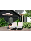 Parasol rond - Ø 200cm - taupe