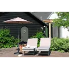 Parasol rond - Ø 200cm - taupe