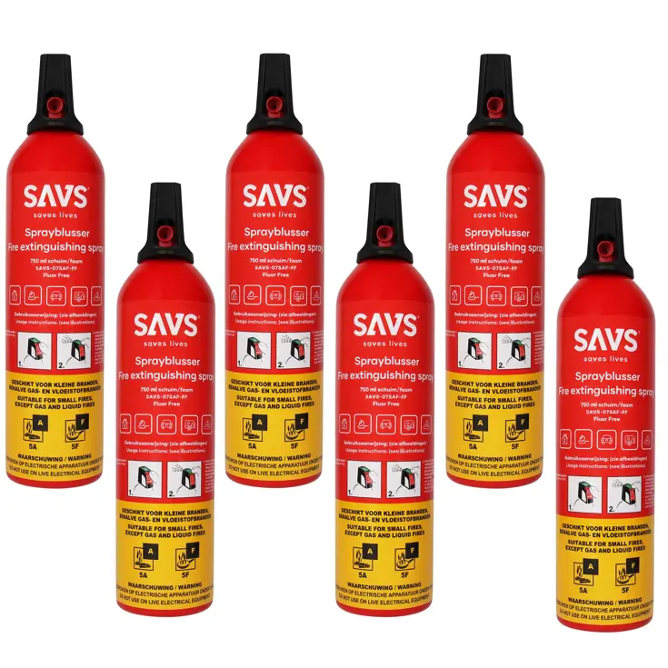Sprayblusser Vetblusser schuim 750 ml 6-pack