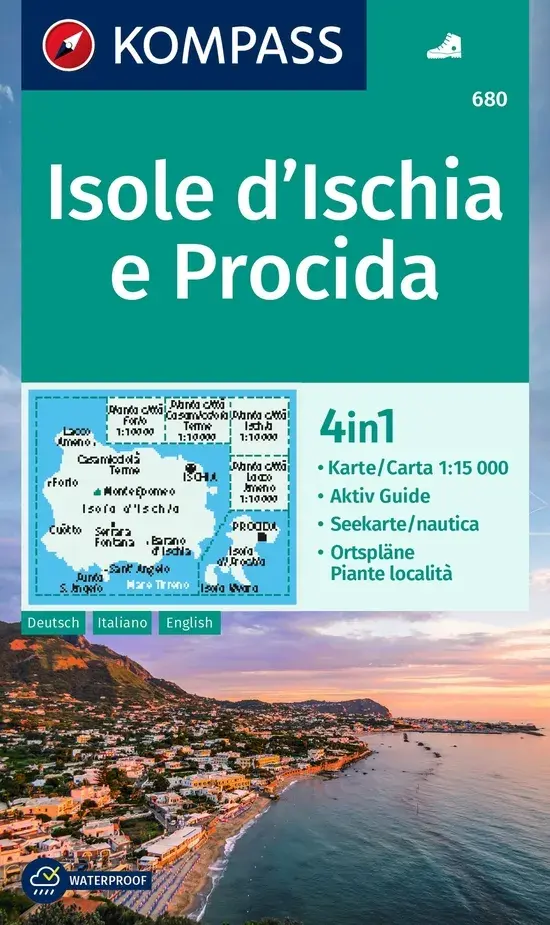 Wandelkaart WK680 Ischia - Procida