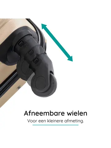 Reiskoffer S ABS 39L met TSA-slot en 360° wielen