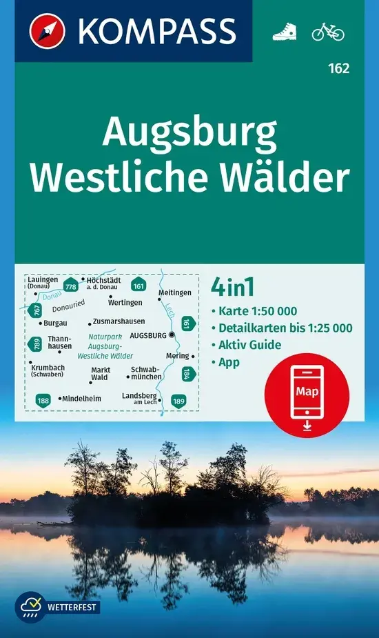 Wandelkaart WK162 Augsburg