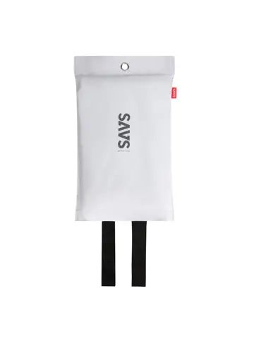 Blusdeken met ophanghaak - 100 x 100 cm - Wit