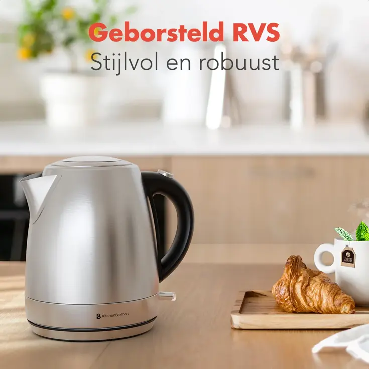 Waterkoker – 1L – RVS