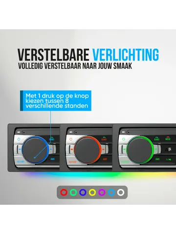 Autoradio met Bluetooth - 1DIN