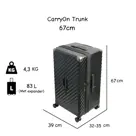 CarryOn Trunk Middenmaat Koffer 83 liter