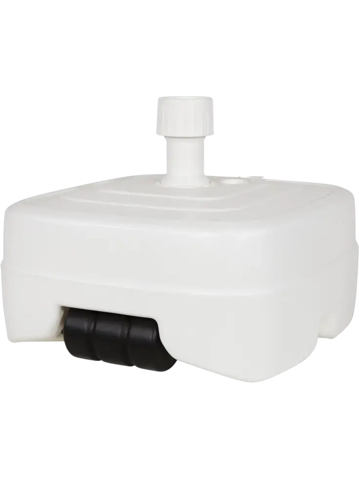 CUHOC Parasol Grijs Ø3m + grote Voet en hoes